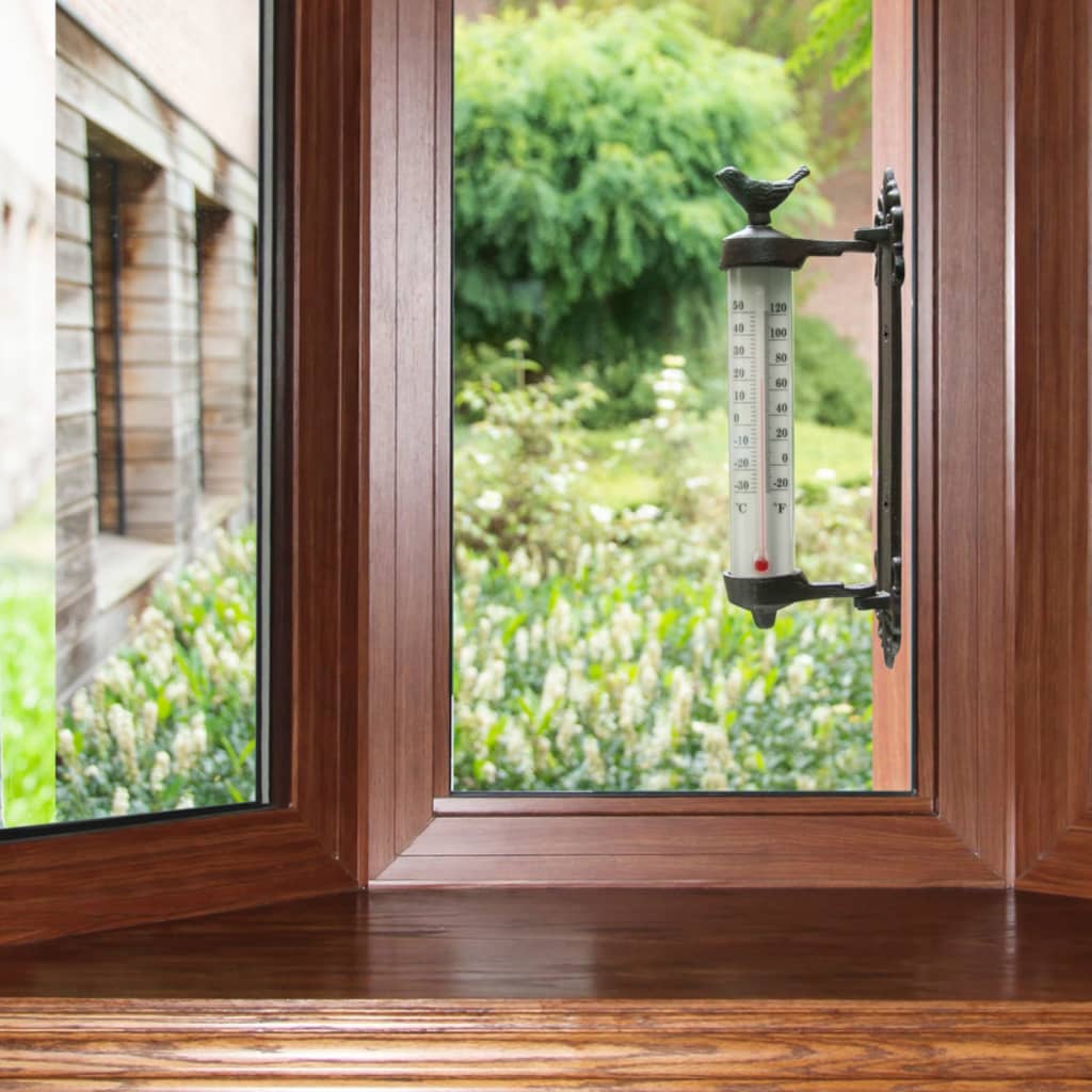 Esschert Design Wall Thermometer Brown Cast Iron Br20