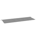 vidaXL Garden Bench Cushion Gray 59.1x19.7x1.2