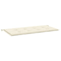 vidaXL Garden Bench Cushion Cream 39.4x19.7x1.2