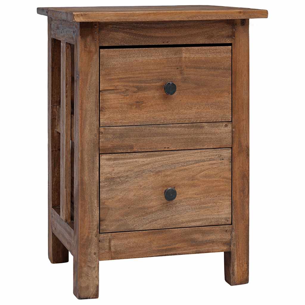 vidaXL Nightstand Solid Reclaimed Wood 15.7x11.8x20.1