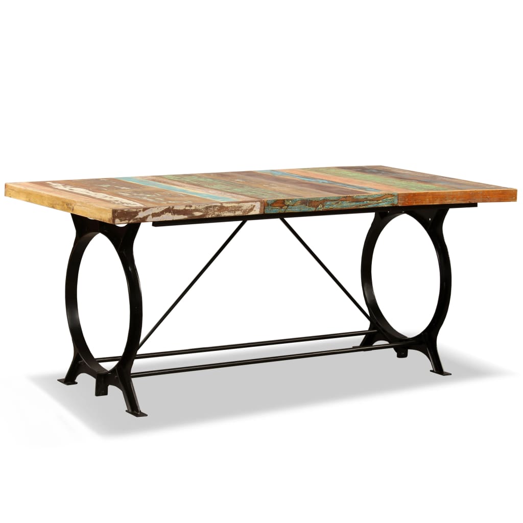 vidaXL Dining Table Solid Reclaimed Wood 70.9