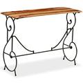 vidaXL Console Table Solid Sheesham Wood 39.4x15.7x29.5