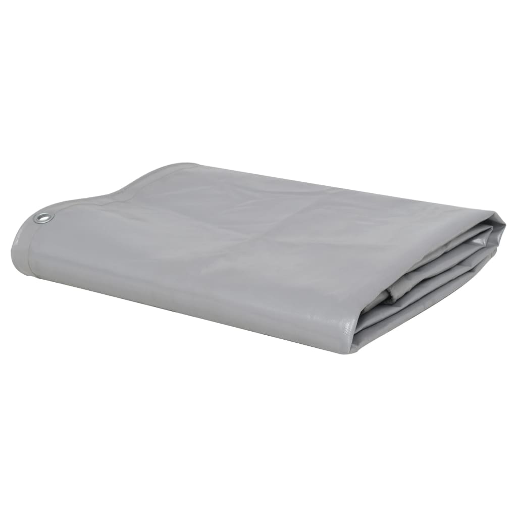 vidaXL Tarpaulin 2.1 oz/ft 9.8'x13.1' Gray