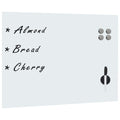 vidaXL Wall Mounted Magnetic Whiteboard Glass 31.5x23.6