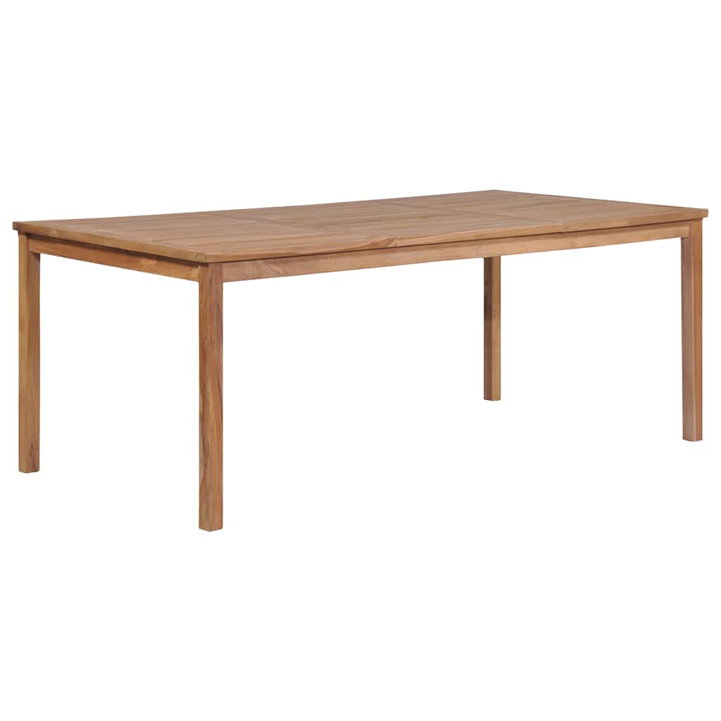 vidaXL Patio Table 78.7x39.4x30.3 Solid Teak Wood