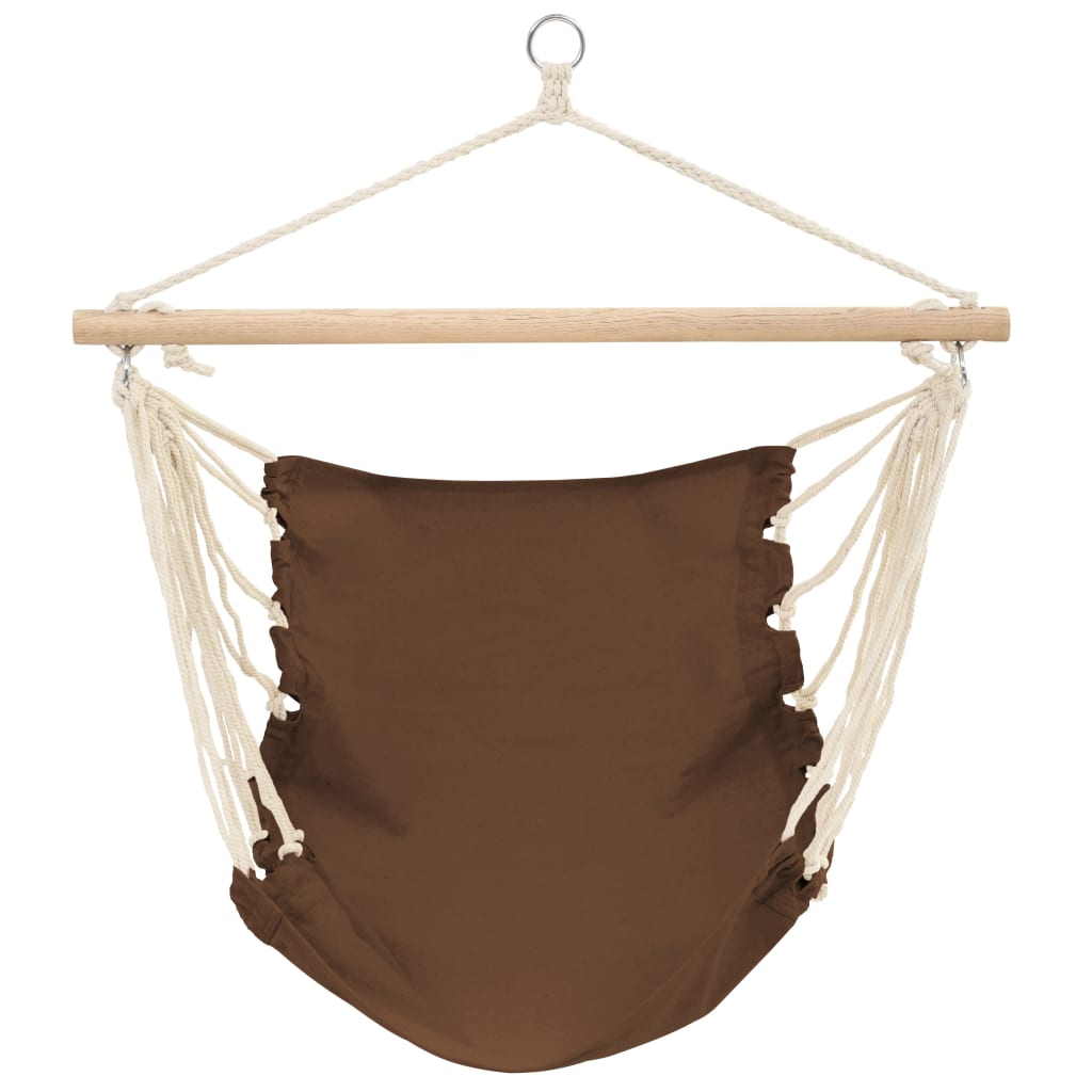 Hammock Chair 39.4x31.5 Cotton Brown