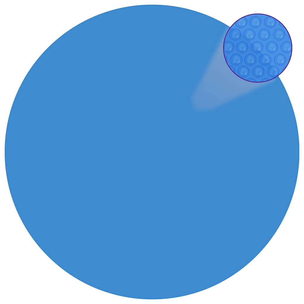 Vidaxl Floating Round Pe Solar Pool Film 150' Blue