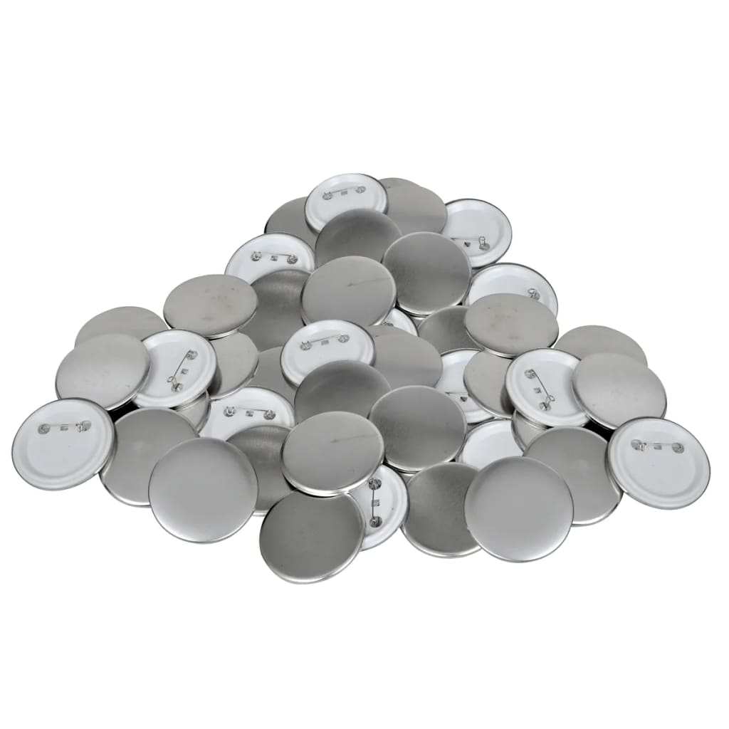 500 pcs PinBack Button Parts 1.7