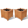Wooden Raised Bed 11.8 x 11.8 x 11.8 Set of 2