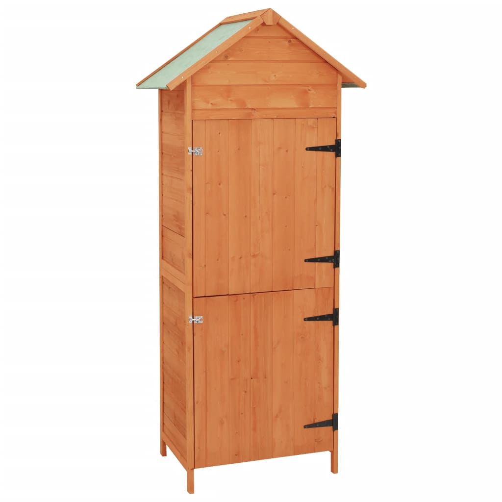 Vidaxl Patio Storage Cabinet Brown 31.1'X19.3'X74.8'