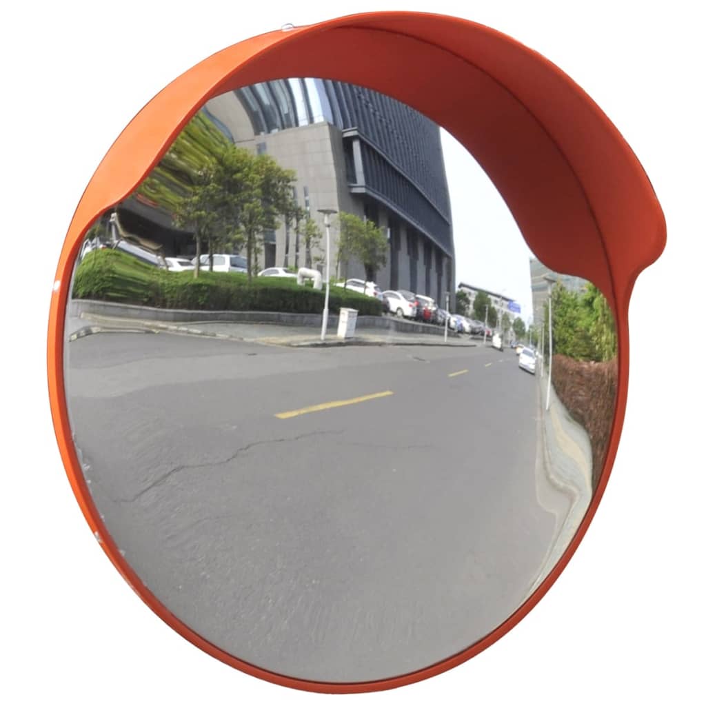 Convex Traffic Mirror PC Plastic Orange 18 Outdoor