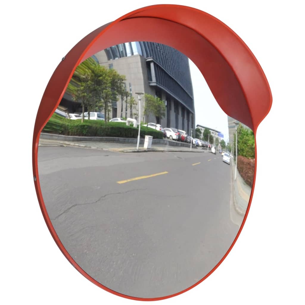 Convex Traffic Mirror PC Plastic Orange 24 Outdoor