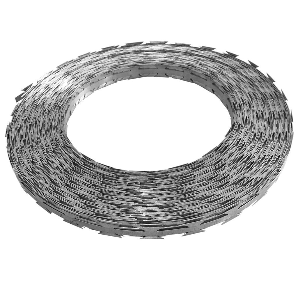 vidaXL BTO-22 NATO Razor Wire 328.1' Steel