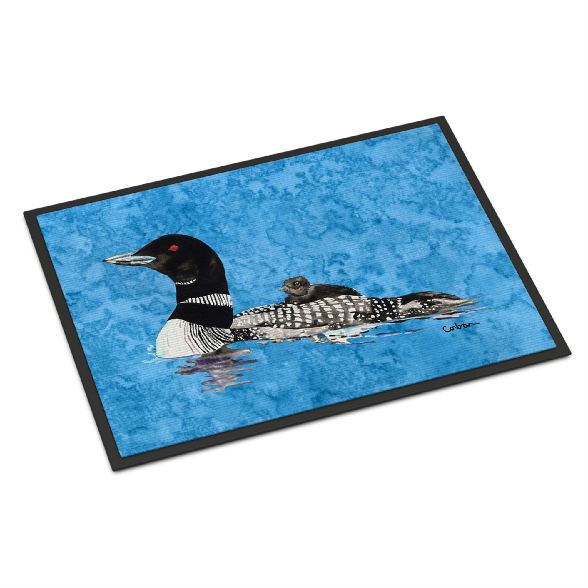 'Caroline'S Treasures Loon Indoor Or Outdoor Doormat, 18'' X 27'', Multicolor'