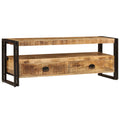 vidaXL TV Cabinet 47.2x13.8x17.7 Solid Mango Wood