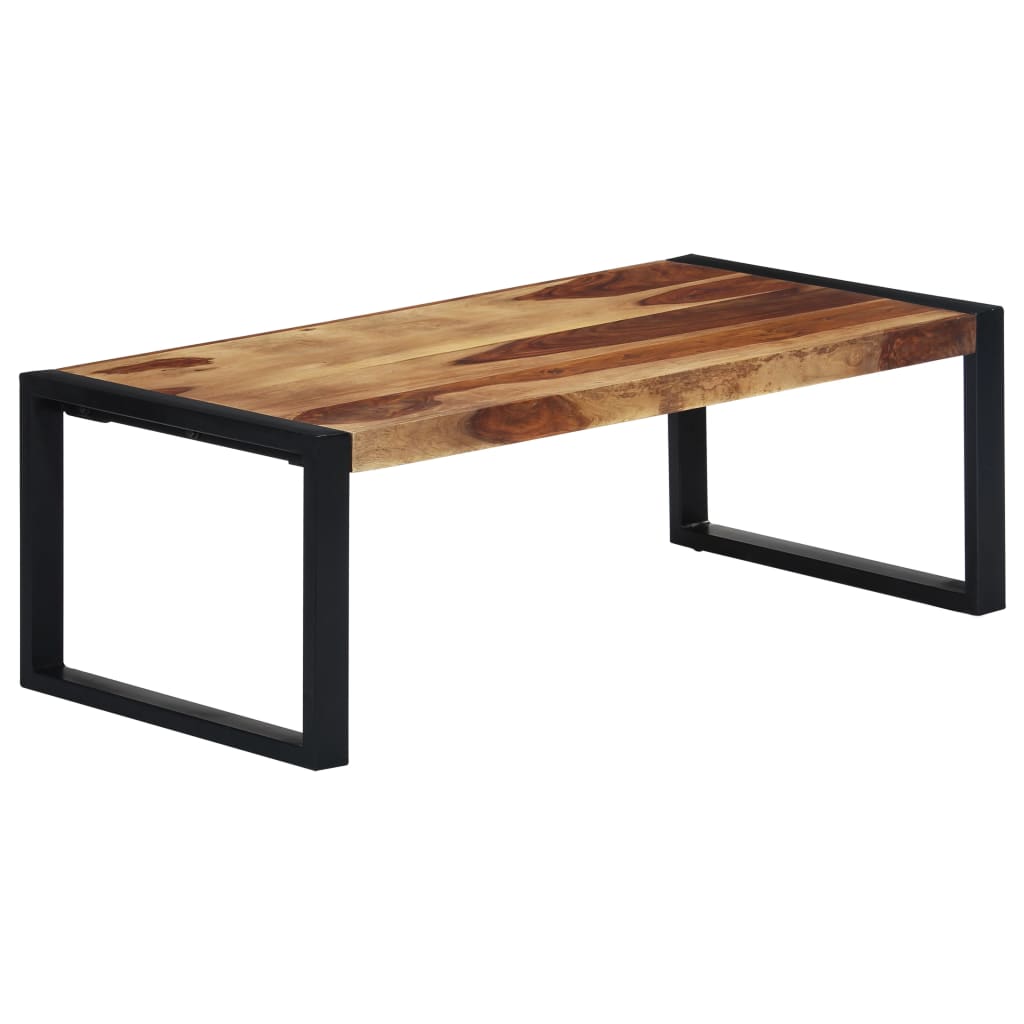 vidaXL Coffee Table 43.3x23.6x15.7 Solid Sheesham Wood