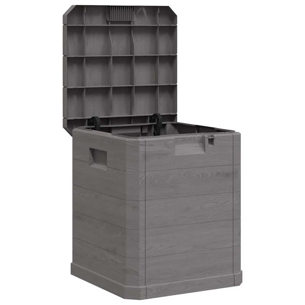 vidaXL Patio Storage Box 23.8 gal Brown