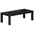 vidaXL Coffee Table Black 43.3x19.7x13.8 Solid Mango Wood