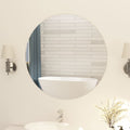 vidaXL Frameless Mirror Round 31.5'' Glass