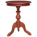 vidaXL Side Table Brown 19.7x19.7x25.6 Solid Mahogany Wood-Like New