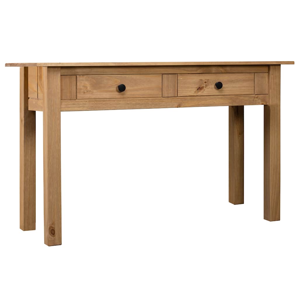 Vidaxl Console Table 43.3inchX15.7inchX28.3inch Solid Pine Wood Panama Range