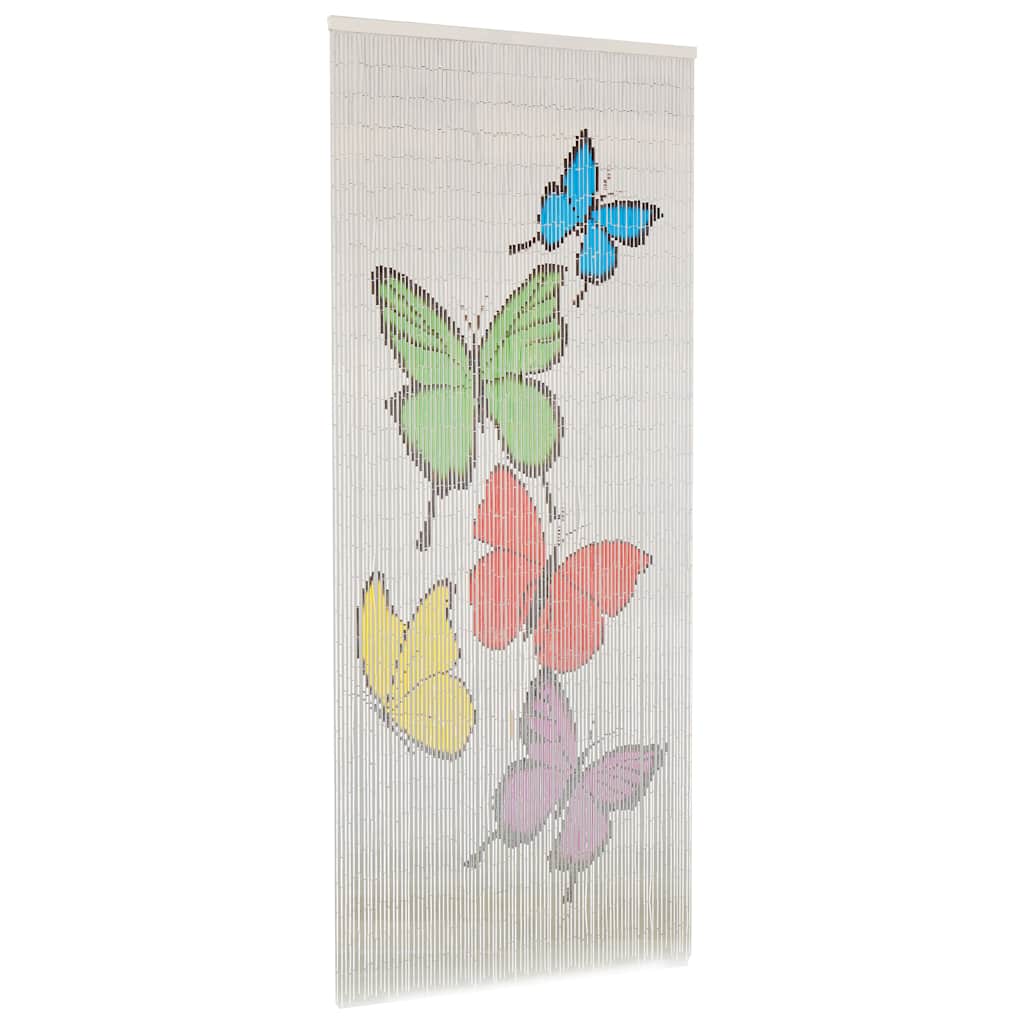 vidaXL Insect Door Curtain Bamboo 35.4''x78.7''