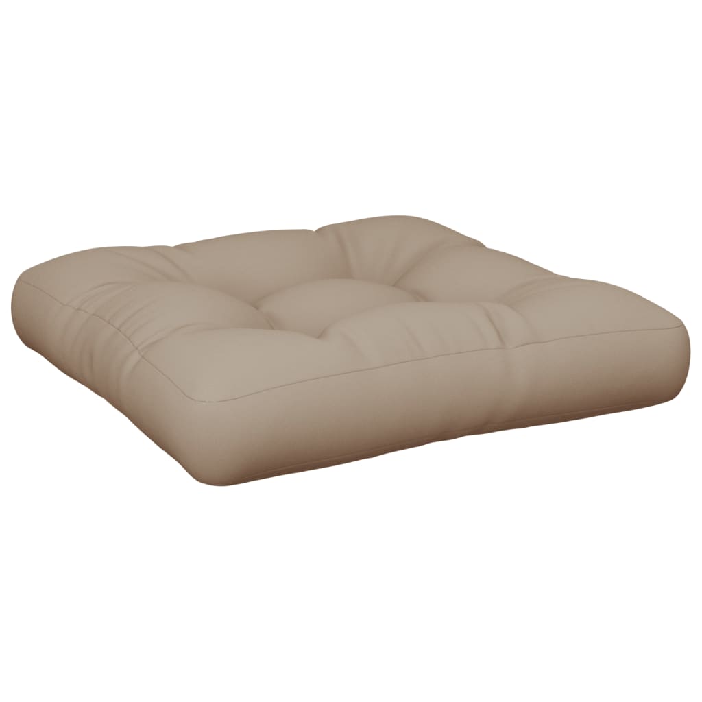 vidaXL Garden Seat Cushion Taupe 19.7x19.7x3.9 Fabric