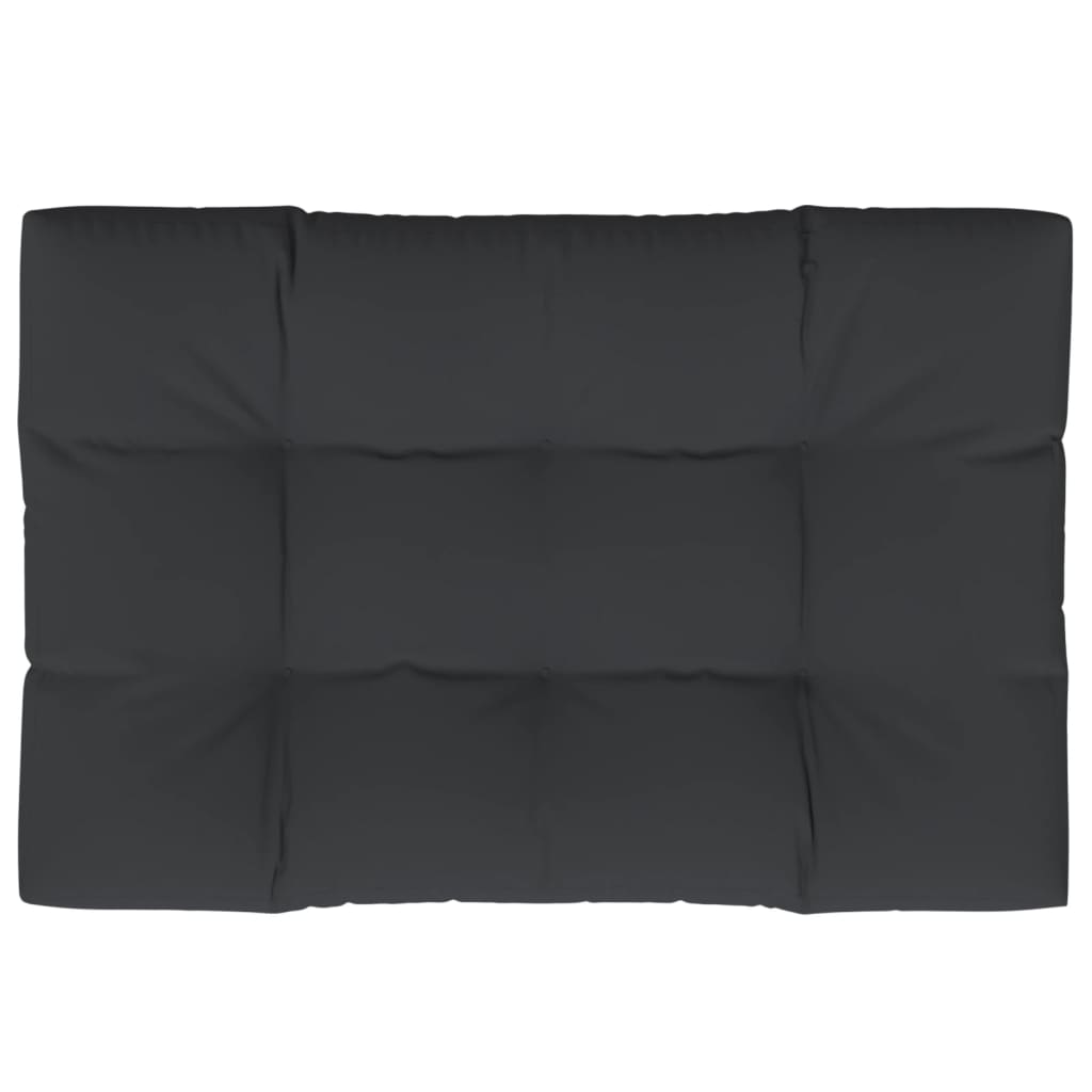 vidaXL Garden Seat Cushion Black 47.2x31.5x3.9 Fabric