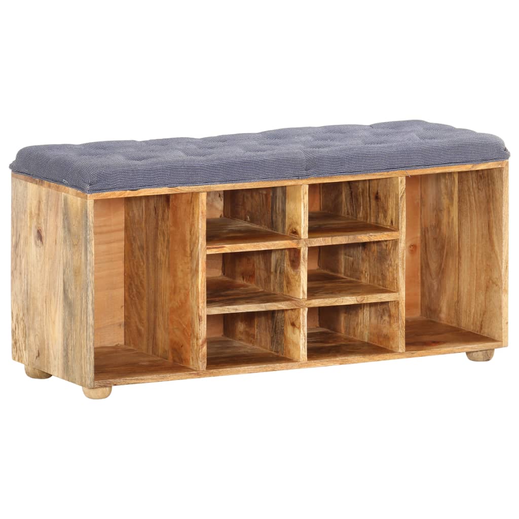 vidaXL Hall Bench 39.4''x13.8''x18.5'' Solid Mango Wood