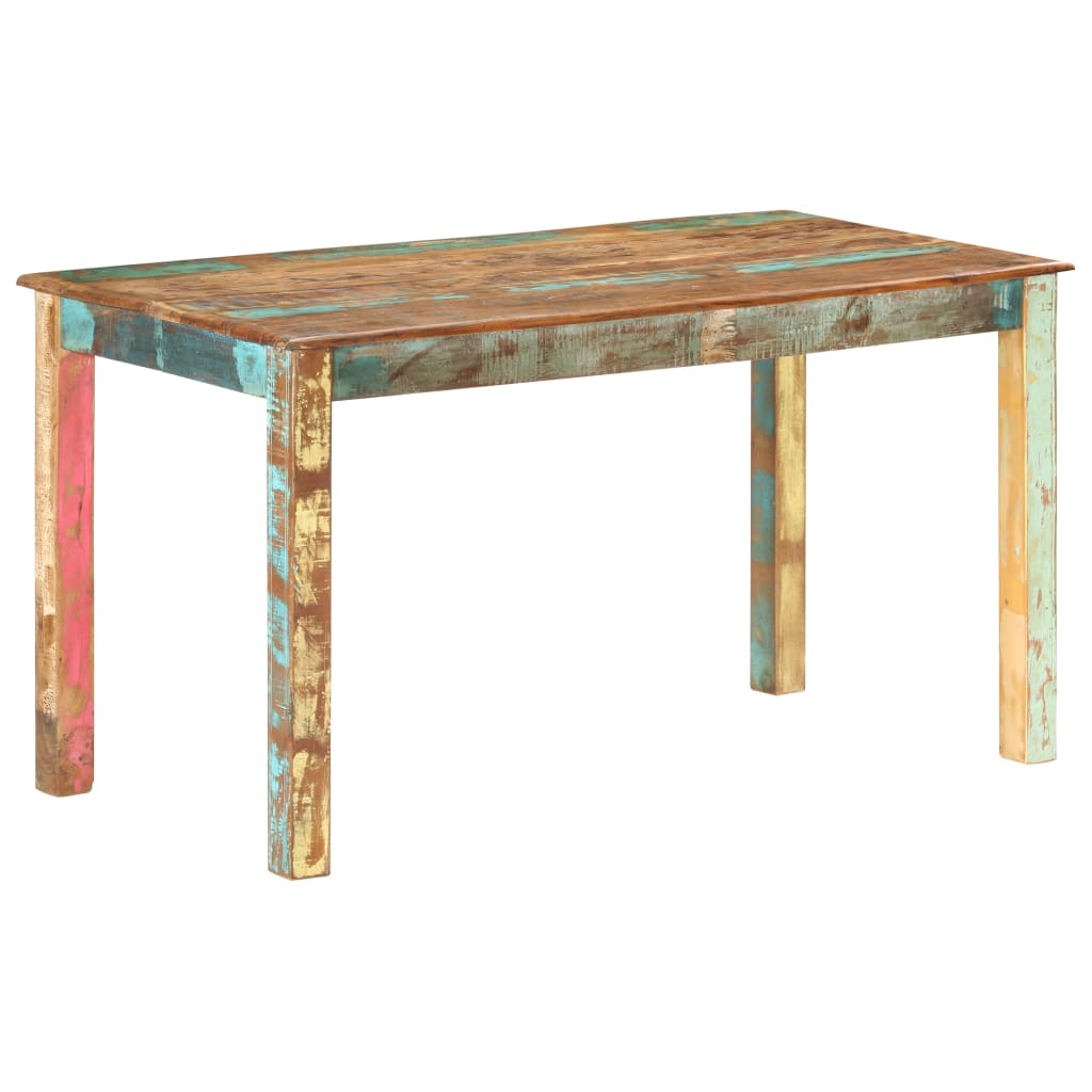 vidaXL Dining Table Solid Reclaimed Wood 55.1x27.6x29.9