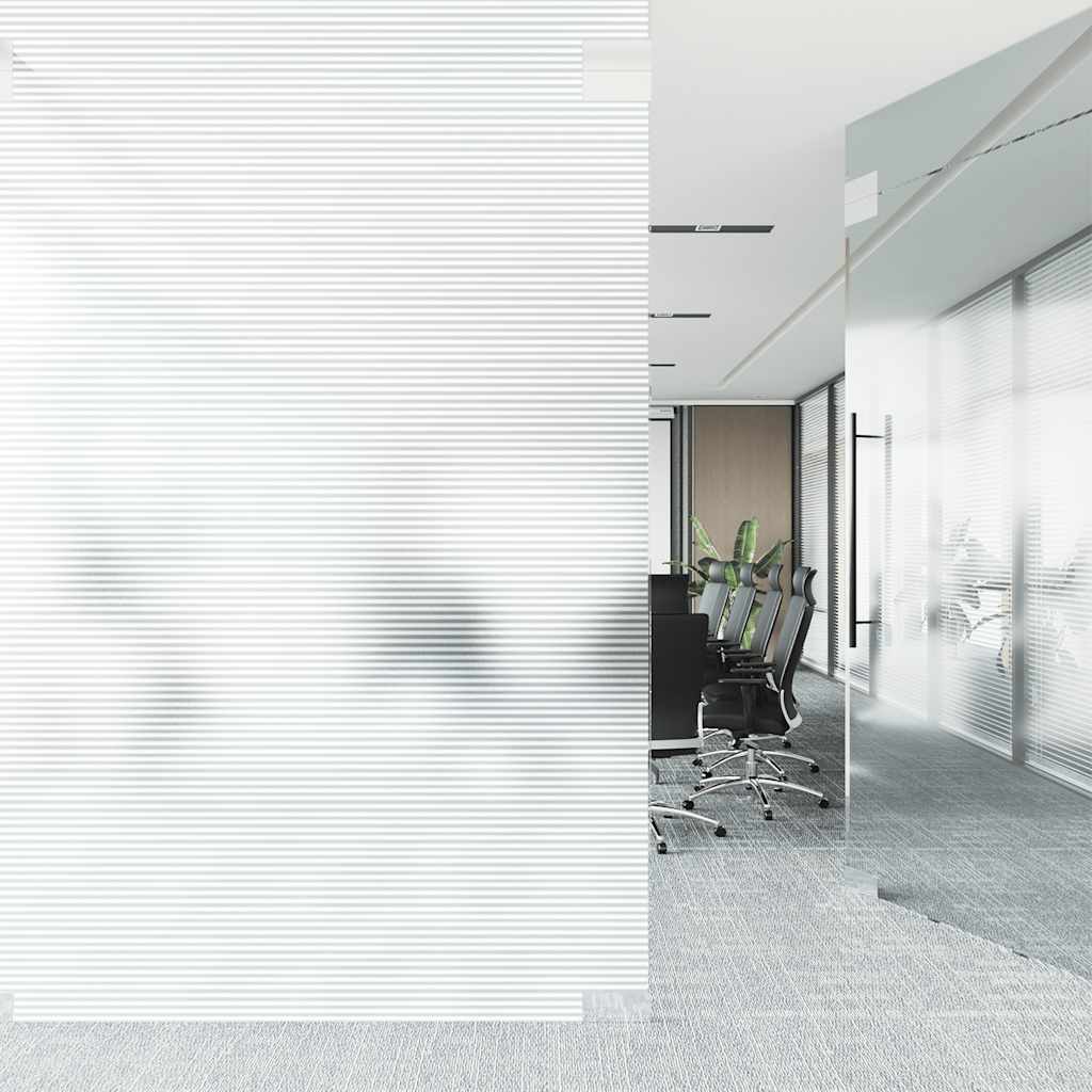 Vidaxl Frosted Privacy Window Film - Self-Adhesive Pvc - Ideal For Home And Office Privacy - Easy Apply And Remove - 35.4&quot; Width - 164' Length