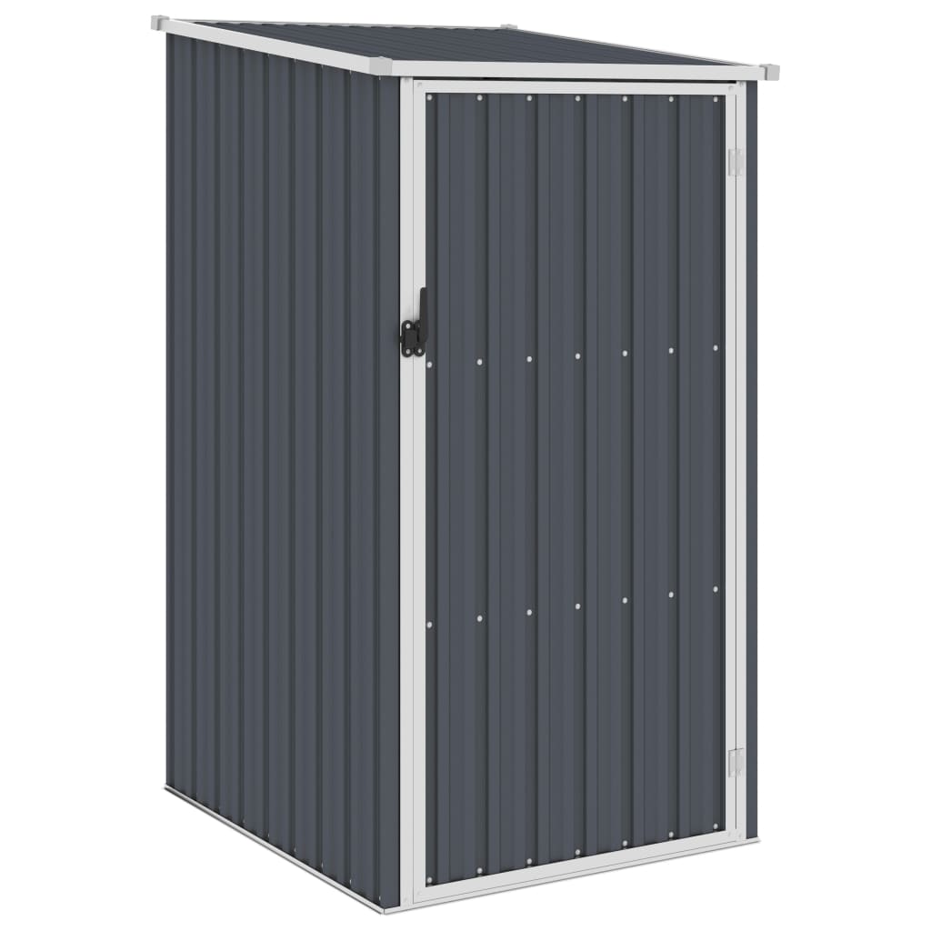 vidaXL Garden Shed Anthracite 34.3x38.6x62.6 Galvanized Steel