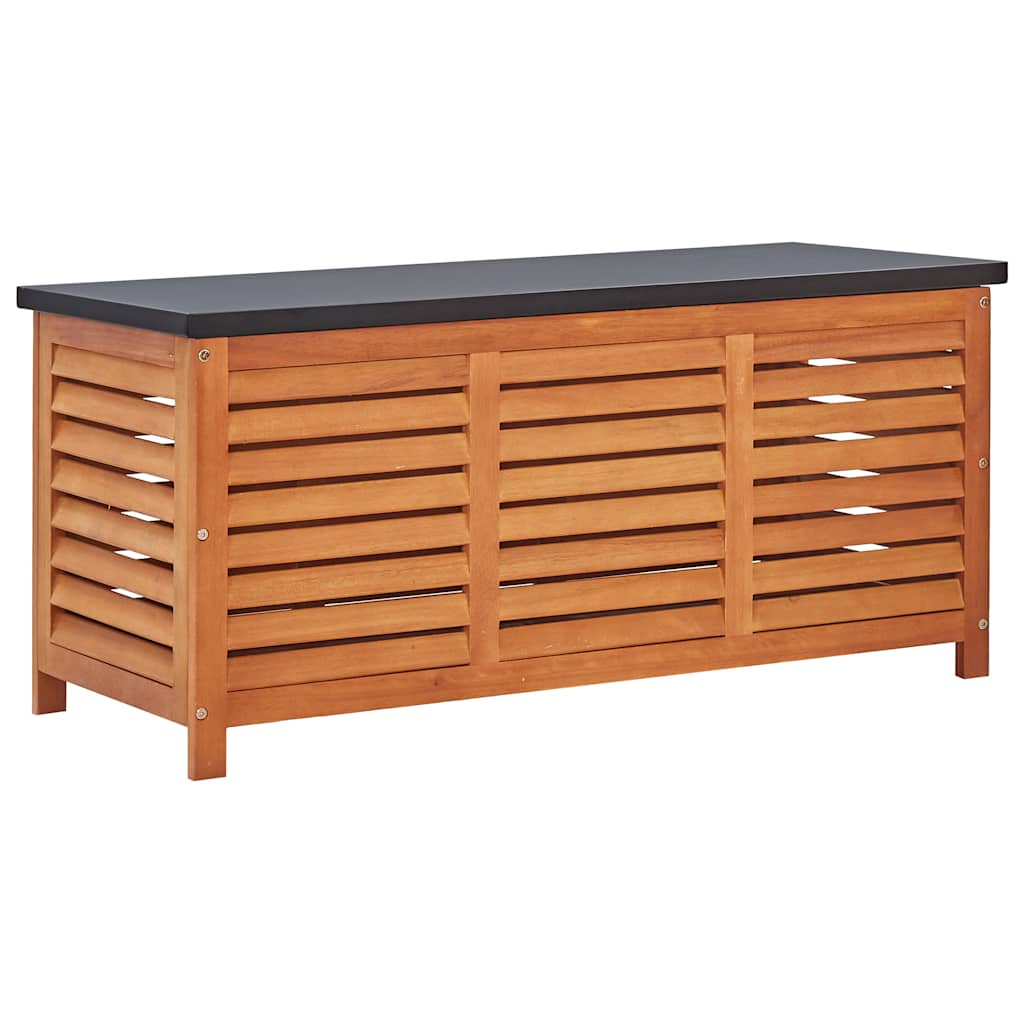 vidaXL Patio Storage Box 46.1x19.7x21.7 Solid Eucalyptus Wood