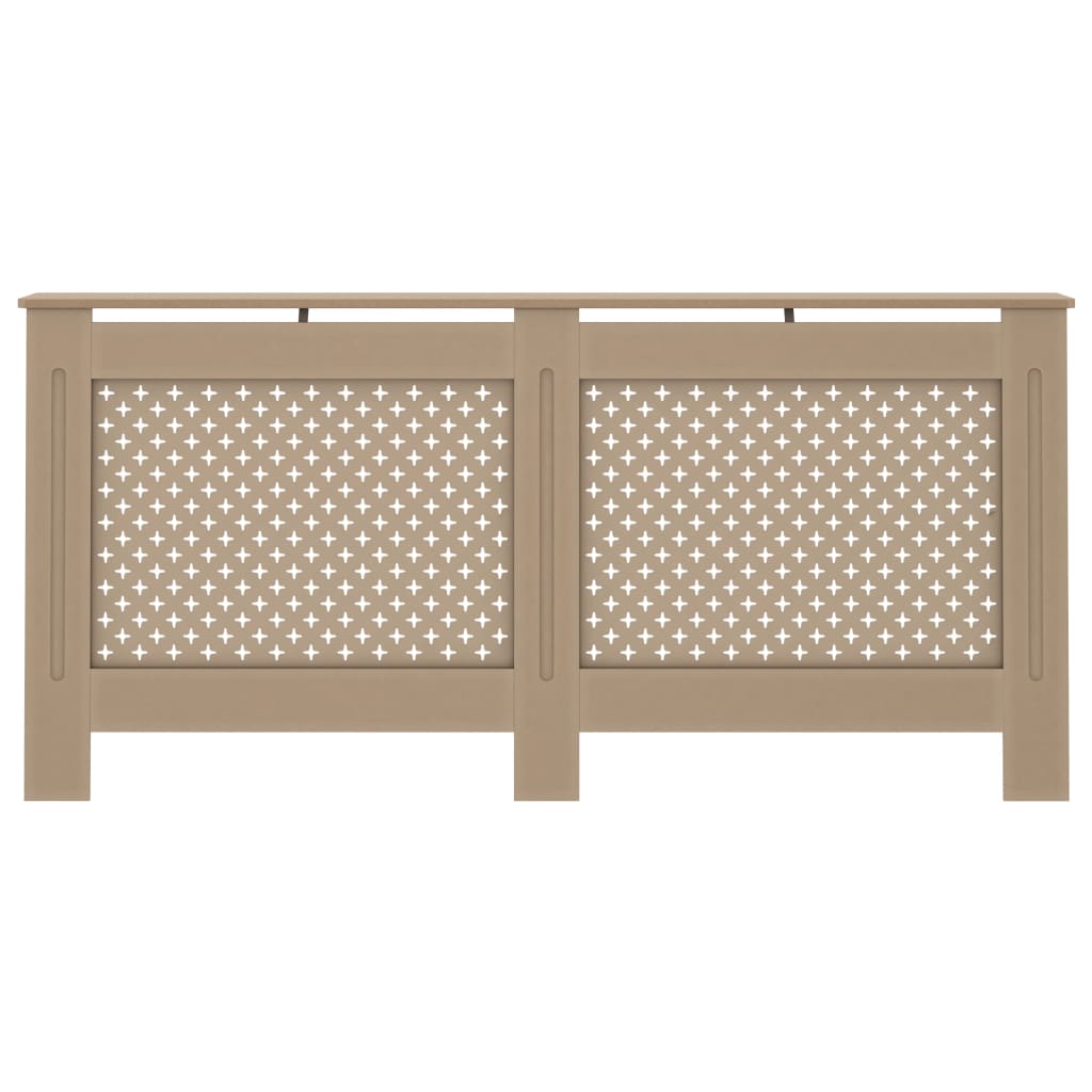 vidaXL Radiator Cover 67.7" x 7.5" x 32.1" MDF Heater Heating Cover Storage Shelf Living Room