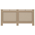 vidaXL Radiator Cover 67.7" x 7.5" x 32.1" MDF Heater Heating Cover Storage Shelf Living Room