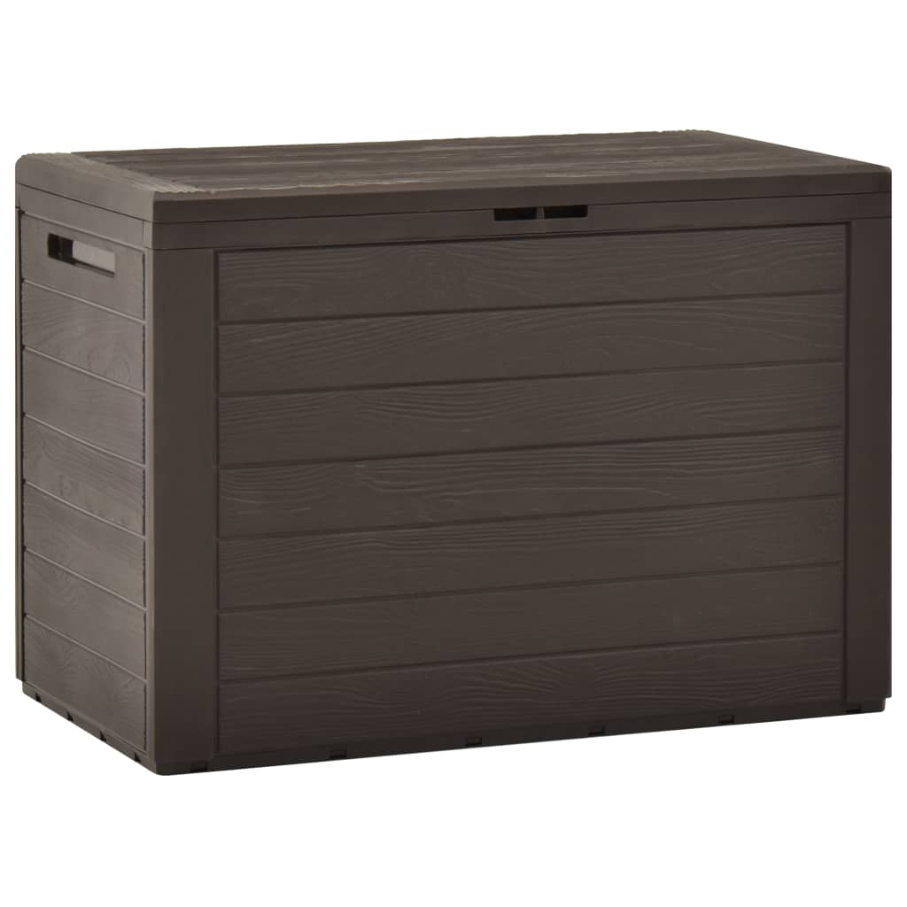 vidaXL Patio Storage Box Brown 30.7''x17.3''x21.7''