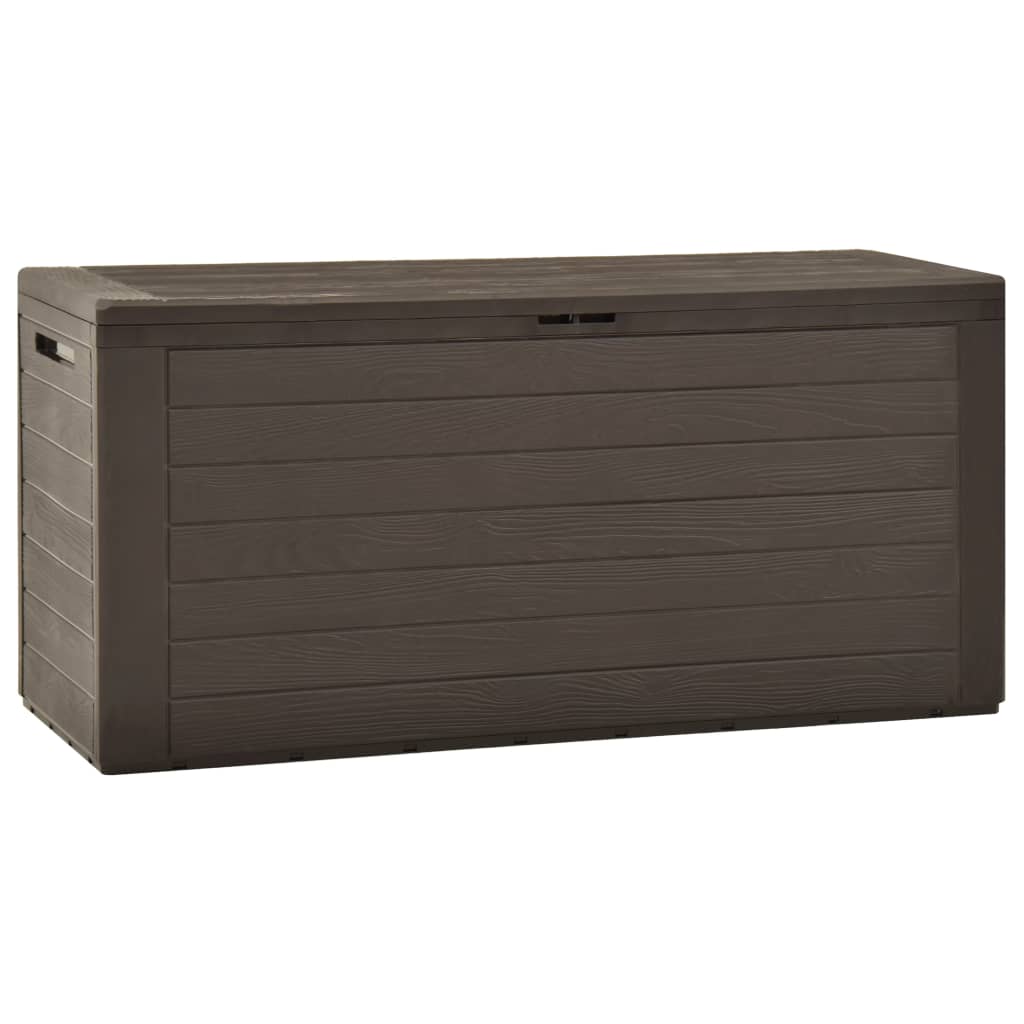 vidaXL Patio Storage Box Brown 45.7x17.3x21.7