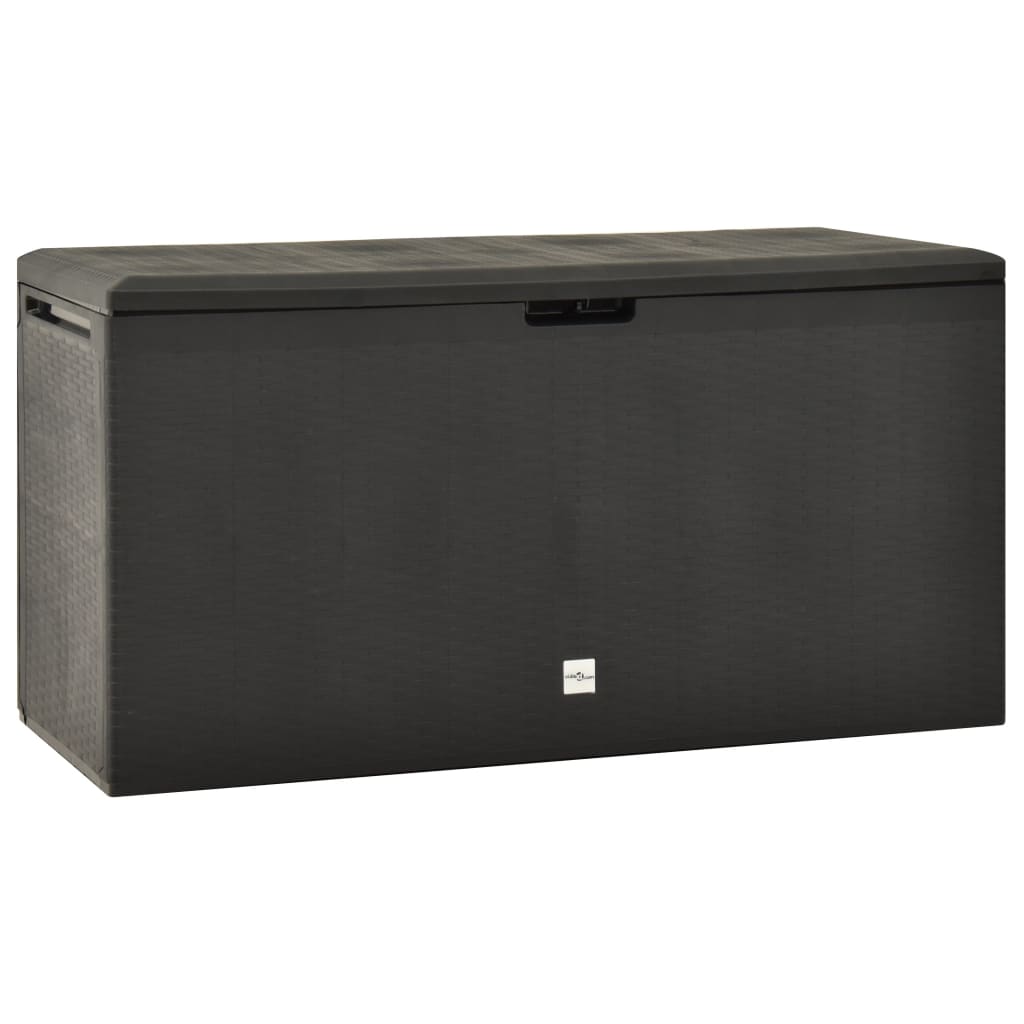 vidaXL Patio Storage Box Anthracite 44.9x18.5x23.6