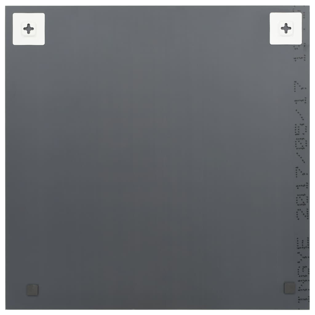 Vidaxl Square Glass Wall Mounted Dressers, Set Of 2, 15.7&quot; X 15.7&quot;, Silver - Stylish And Functional Decorative Mirrors For Living Room, Bedroom And Dressing Room.