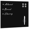vidaXL Wall Mounted Magnetic Board Glass 15.7x15.7