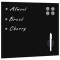 vidaXL Wall Mounted Magnetic Board Glass 23.6x23.6