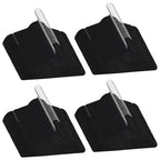 Vidaxl 100 Pcs Clothes Hanger Set. Black Plastic Hangers. Anti-Slip Velvet Coat, Trousers, Sheets Hangers With Rotatable Hook And Large Loading Capacity.