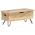 vidaXL Chest 35.4x15.7x17.7 Solid Mango Wood