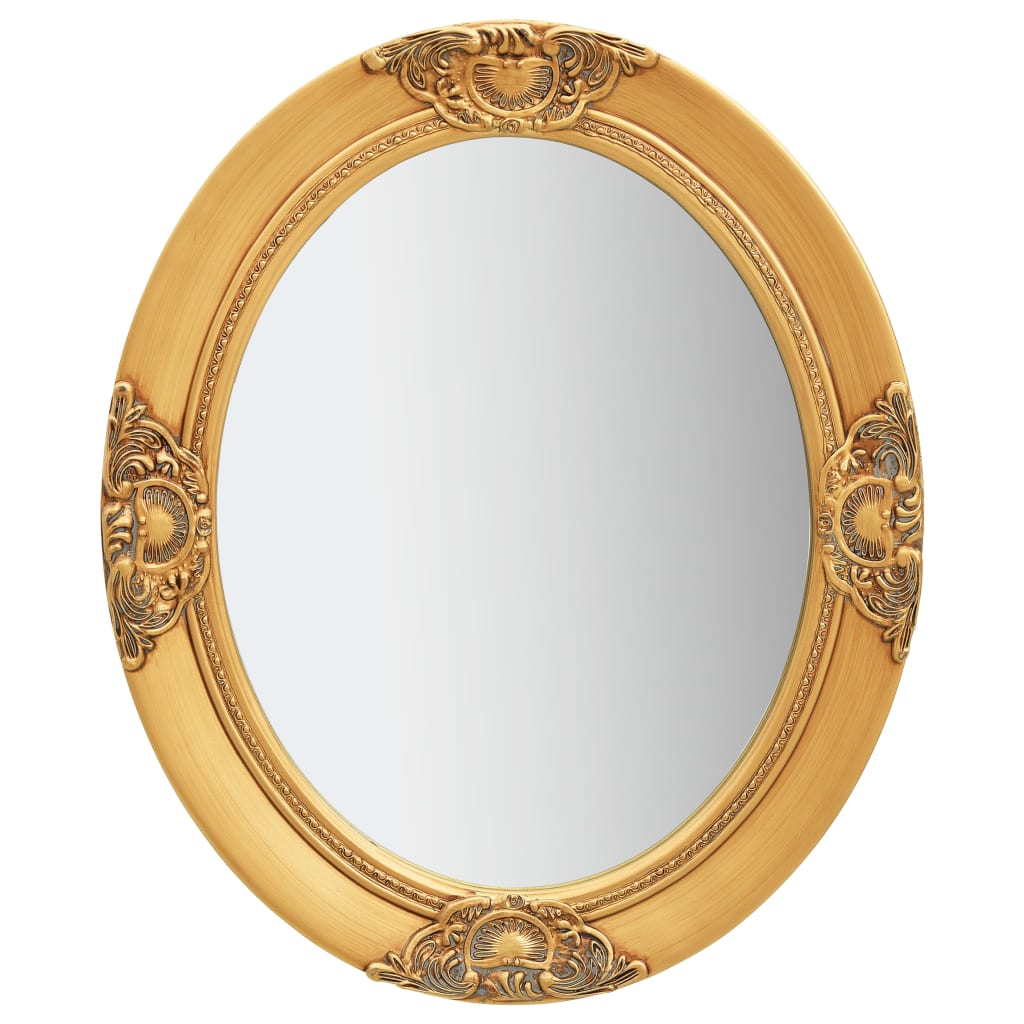 Vidaxl Wall Mirror Baroque Style 19.7&quot;X23.6&quot; Gold