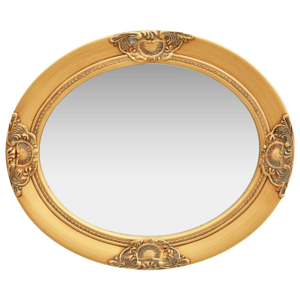 Vidaxl Wall Mirror Baroque Style 19.7&quot;X23.6&quot; Gold