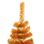'Vidaxl 5Ft Gold Pet Artificial Christmas Tree With Stable Steel Stand - Lifelike Indoor/Outdoor Festive Centerpiece - Easy Assembly
