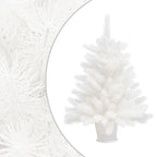 'Vidaxl 2Ft White Artificial Christmas Tree With Lifelike Pe Needles - Suitable For Indoor And Outdoor Use, Providing Stable, Economical Festive Decor