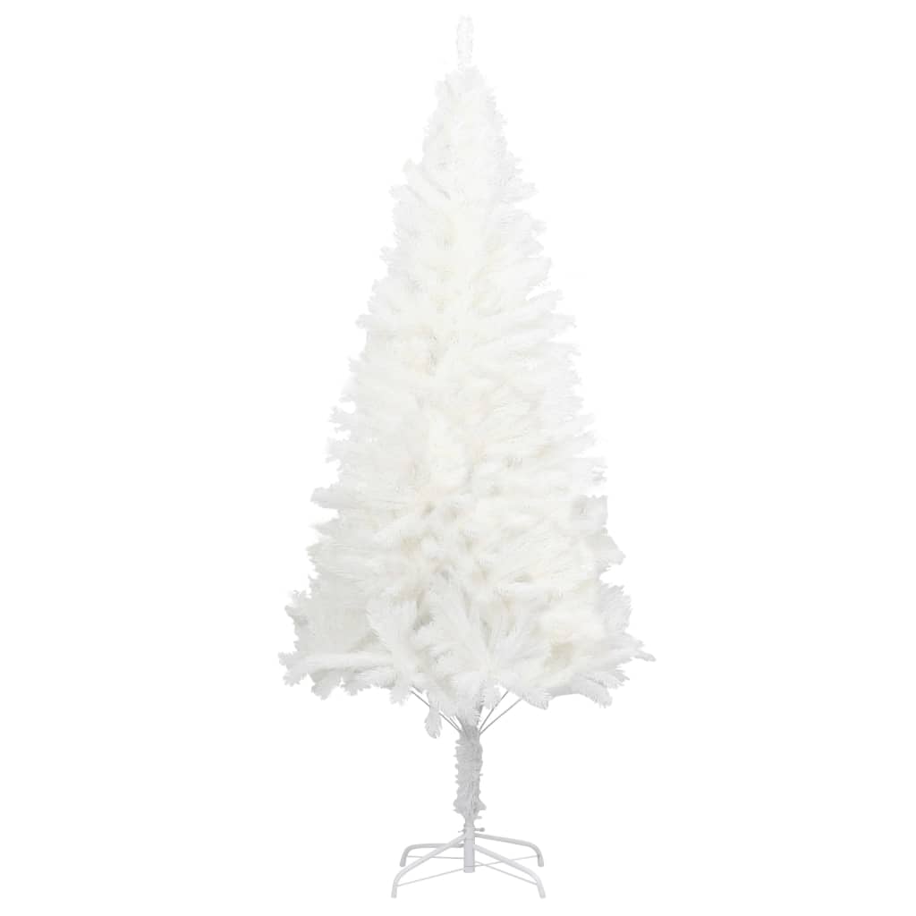 Vidaxl Artificial Christmas Tree With Stand Home Living Room Office Garden Christmas Ornament Decor Xmas Holiday Decoration White 5 Ft Pe