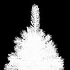 Vidaxl Artificial Christmas Tree With Stand Home Living Room Office Garden Christmas Ornament Decor Xmas Holiday Decoration White 5 Ft Pe