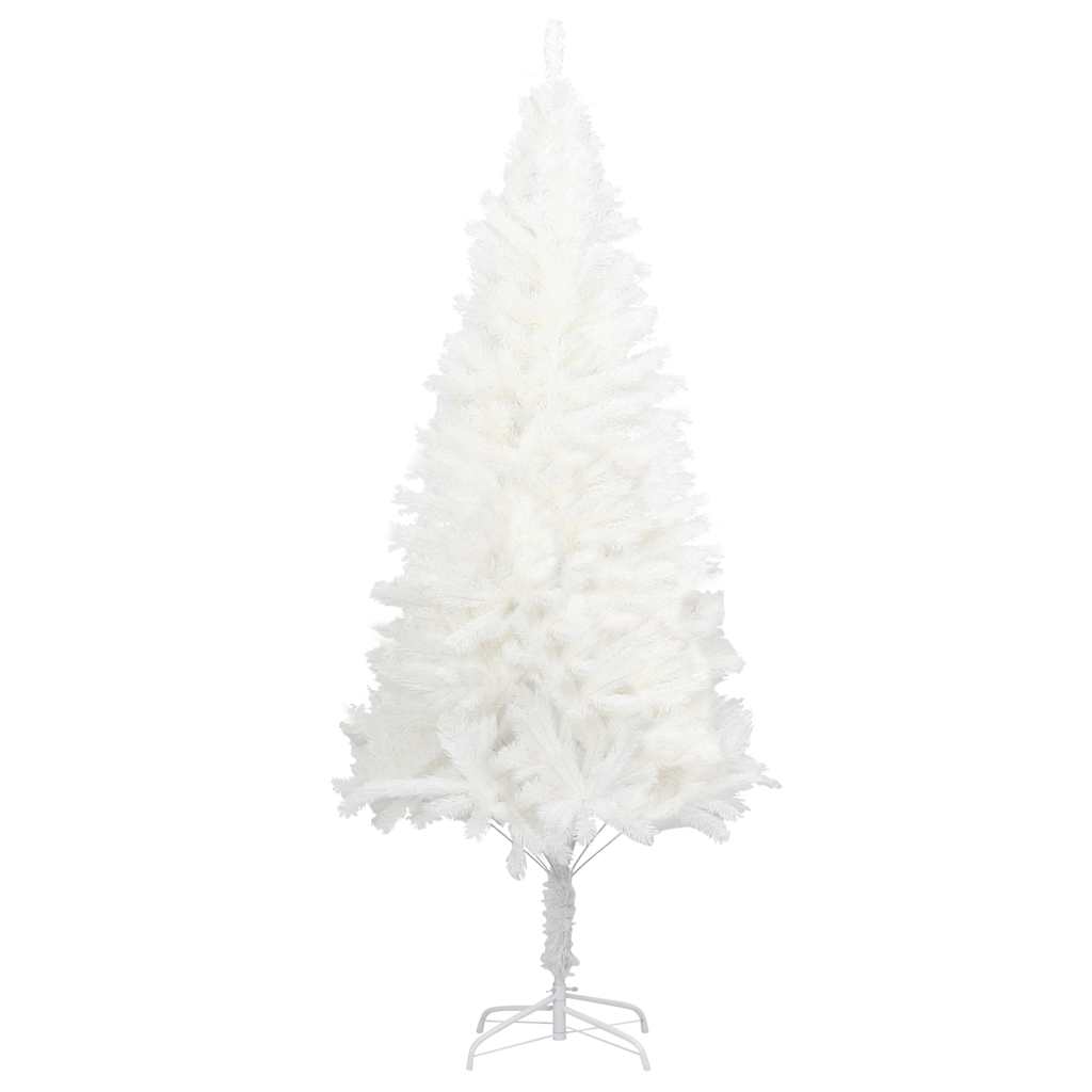 Vidaxl Artificial Christmas Tree With Stand Home Living Room Office Garden Christmas Ornament Decor Xmas Holiday Decoration White 8 Ft Pe